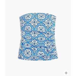 J. Crew Blue and White Tankini